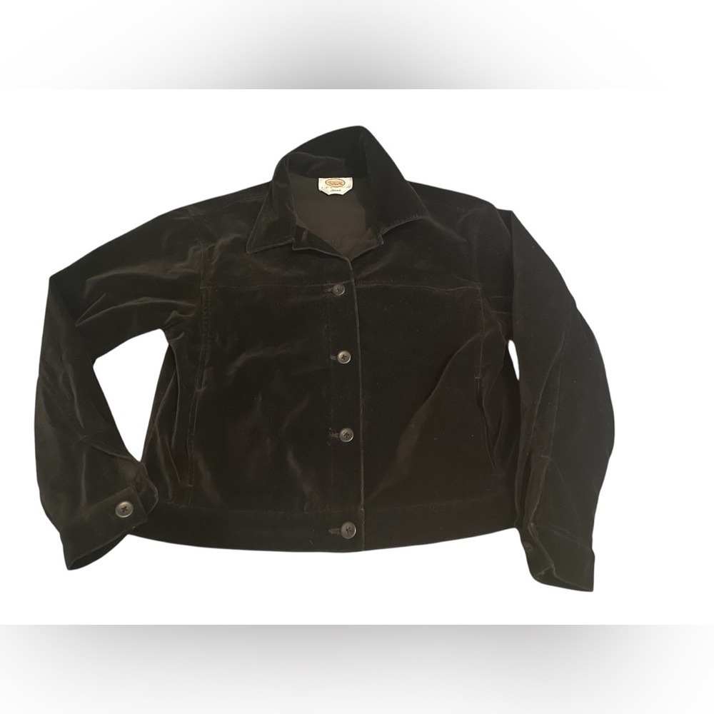 Talbots velour jacket-17” ptp
